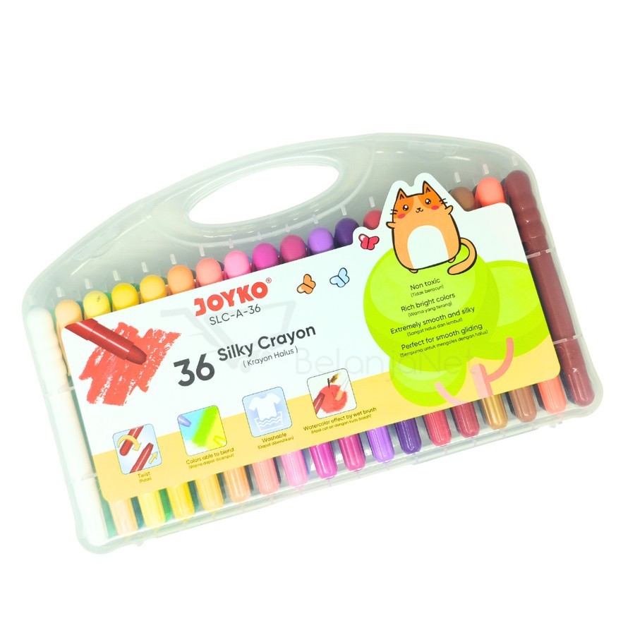 

Silky Crayon | Crayon Gel | Krayon Halus Joyko SLC-A-36 Warna Color