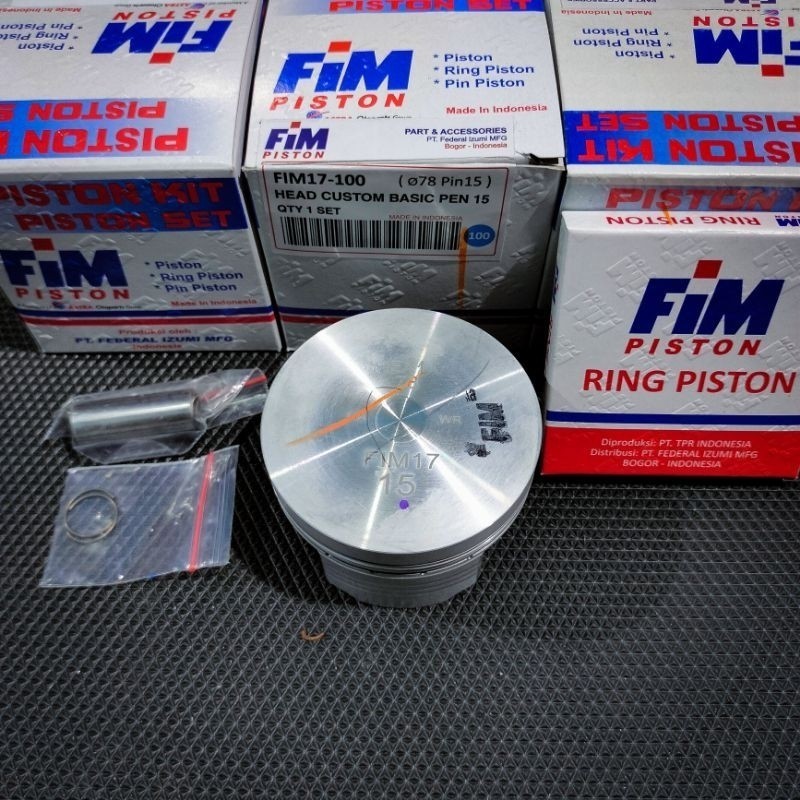 Seher Kit FIM Mentah Pin 15 Ukuran 57/57,5/58/58,5/59/59,5/60/61/61,5/62/62,5/63/63,5/64/64,5/65/65,