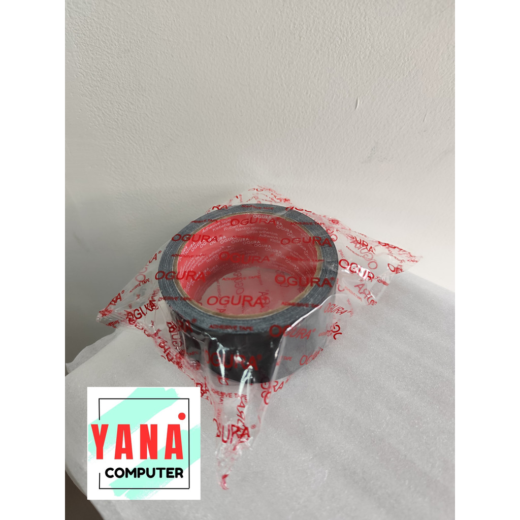 

1 PCS LAKBAN HITAM 2 INCH 12 YARD (45MM x 7M) - OGURA CLOTH BLACK