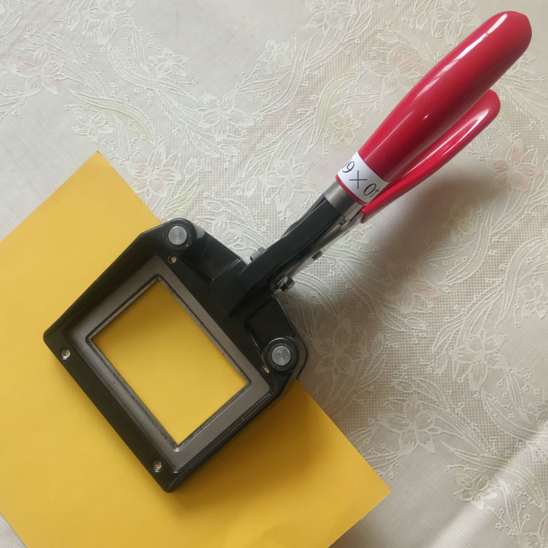 

Hand Held ID Card License Picture Punch 25x35mm 30x40mm 35x45mm 40mm x 60mm 50x70mm Passport Photo Cutter Rectangle Cutting Tool