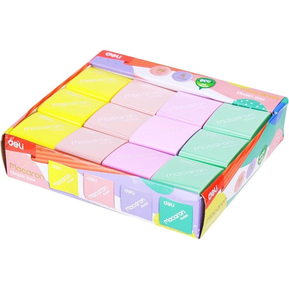 

DELI macaron eraser /penghapus 3044