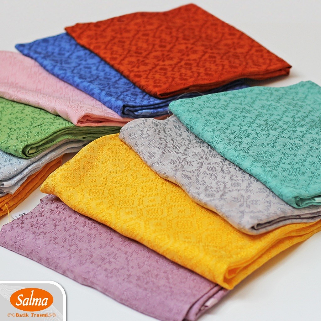 BATIK SALMA Bandung Kain Rayon Viscose Polos Premium