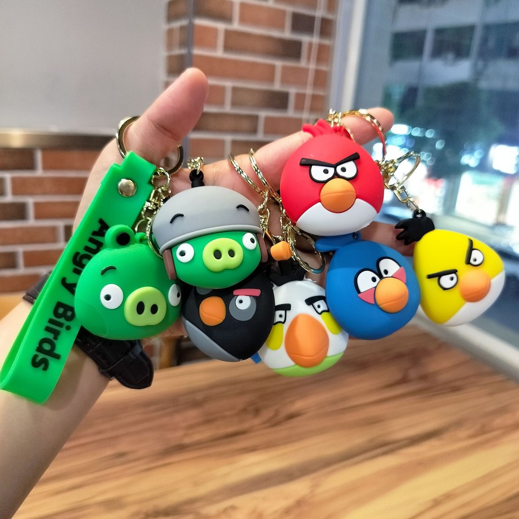 

MINISO Cartoon Anime Small Animal Keychain Pendant Pig Pendant Bag Car Keychain Accessories Cute Souvenirs Children's Gifts