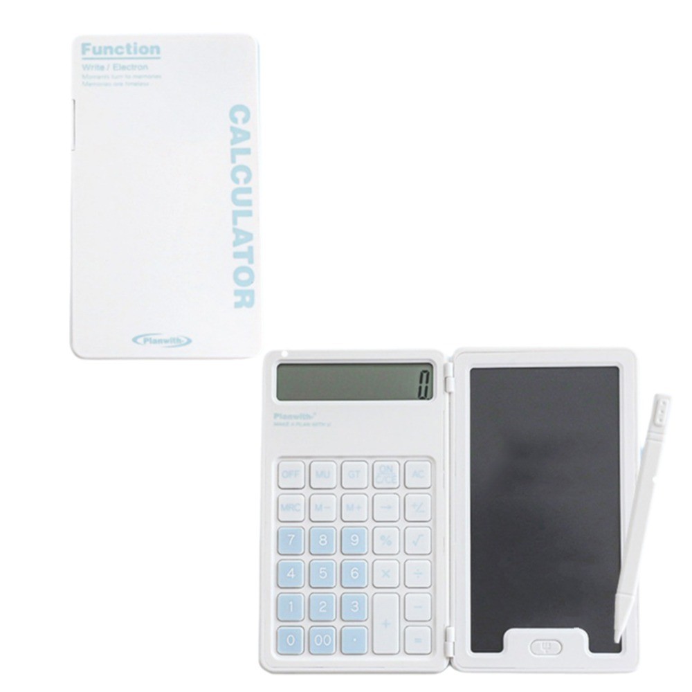 

Cute Foldable Calculator LCD Display Portable Mini Finance Calculator Practical Battery Operated Student Calculator