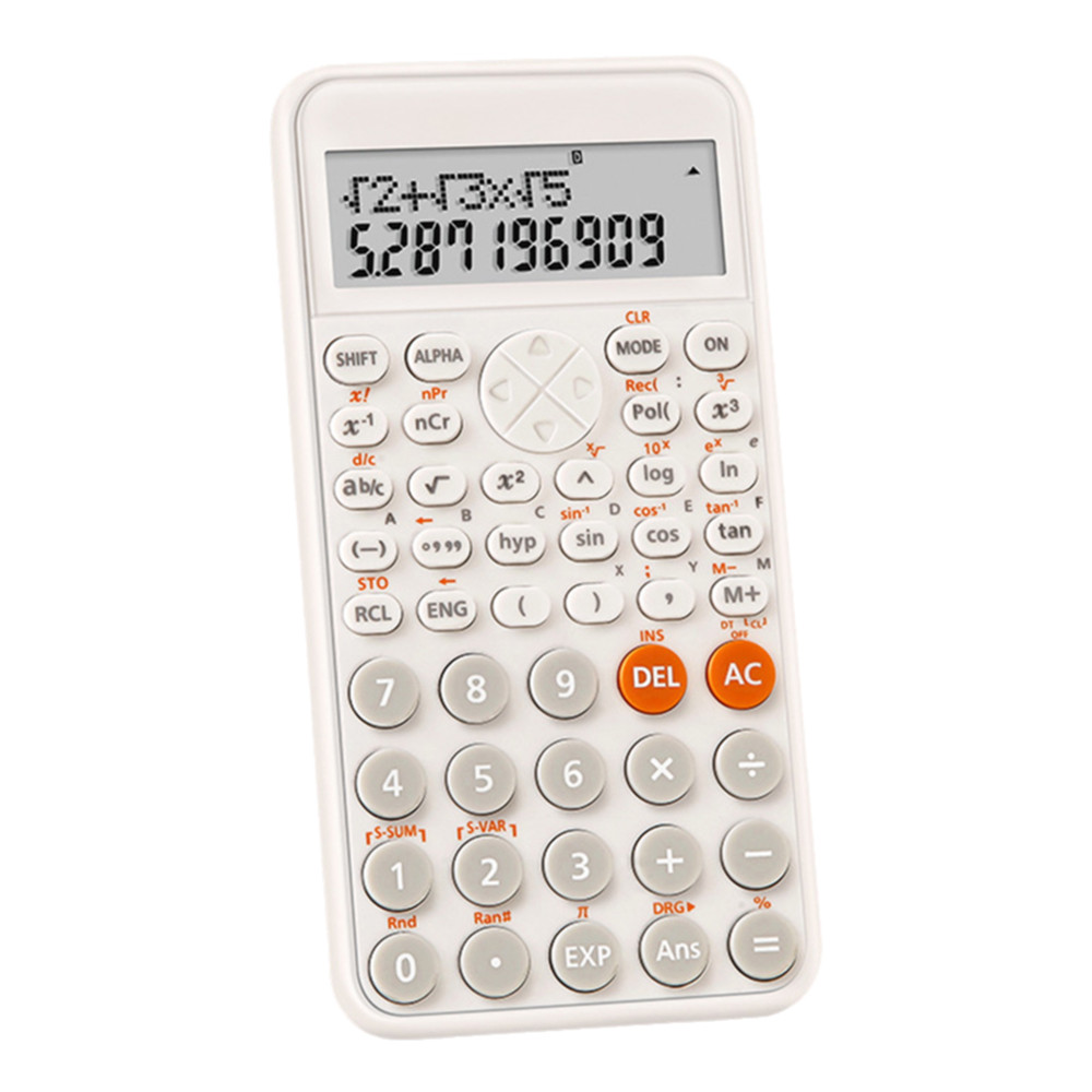 

Portable Scientific Calculators Cute Desktop Calculator with 240 Functions 2 Line LCD Screen Ideal for Students School Office