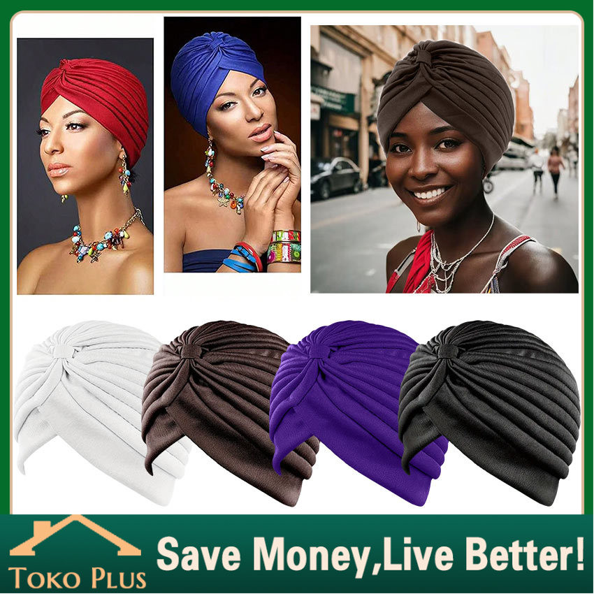 Turban Kinanti Elegan - Instant Turban Jersey Muslim Hijab Turban Instan Dewasa - Turban Instan Qiar
