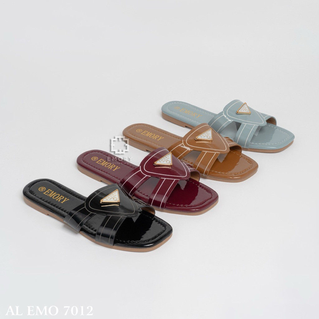 Emory Laluna Series Alemo7012 Sandal Heels Wanita Slip On