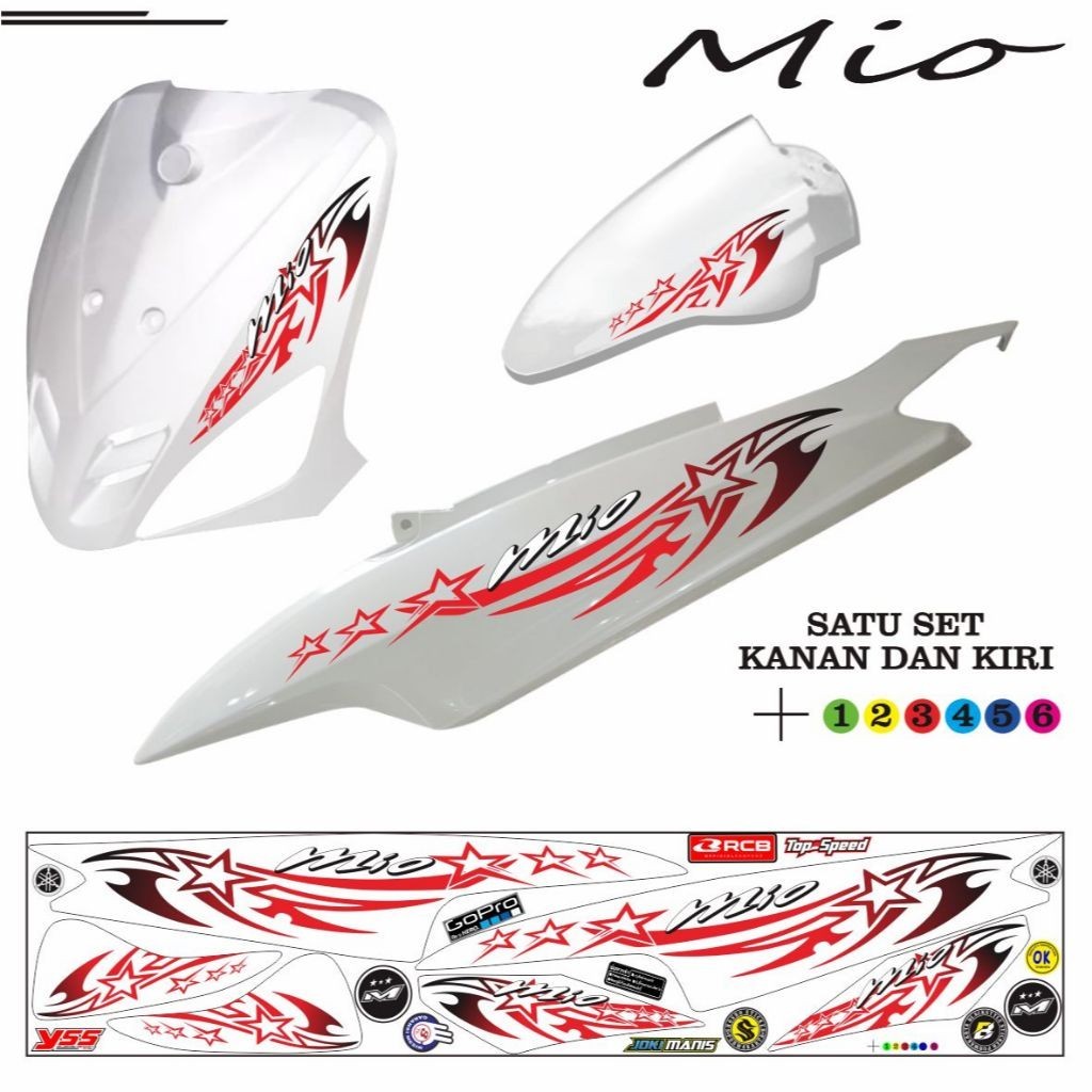 STIKER STIKER MIO STIKER MIO OLD MIO SMILE STIKER TERLARIS MIO SPORTY