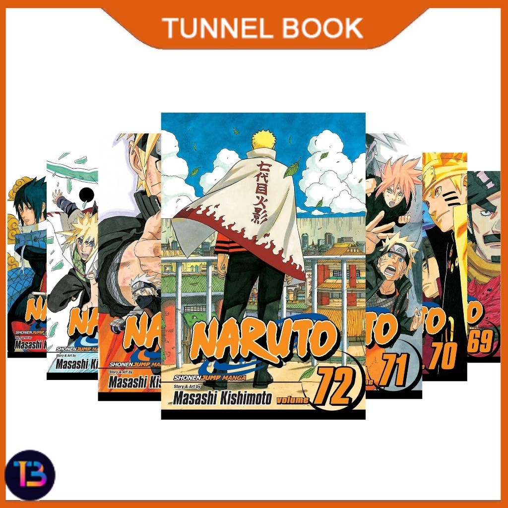 Naruto manga, 72 Book series (English) - TunnelBook
