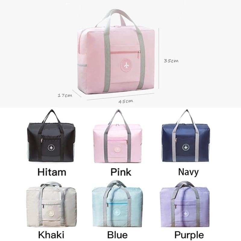 PORTABLE TRAVEL TAS TAS BESAR ANTI AIR TAS TRAVEL LIPAT BESAR HAND CARRY BAG