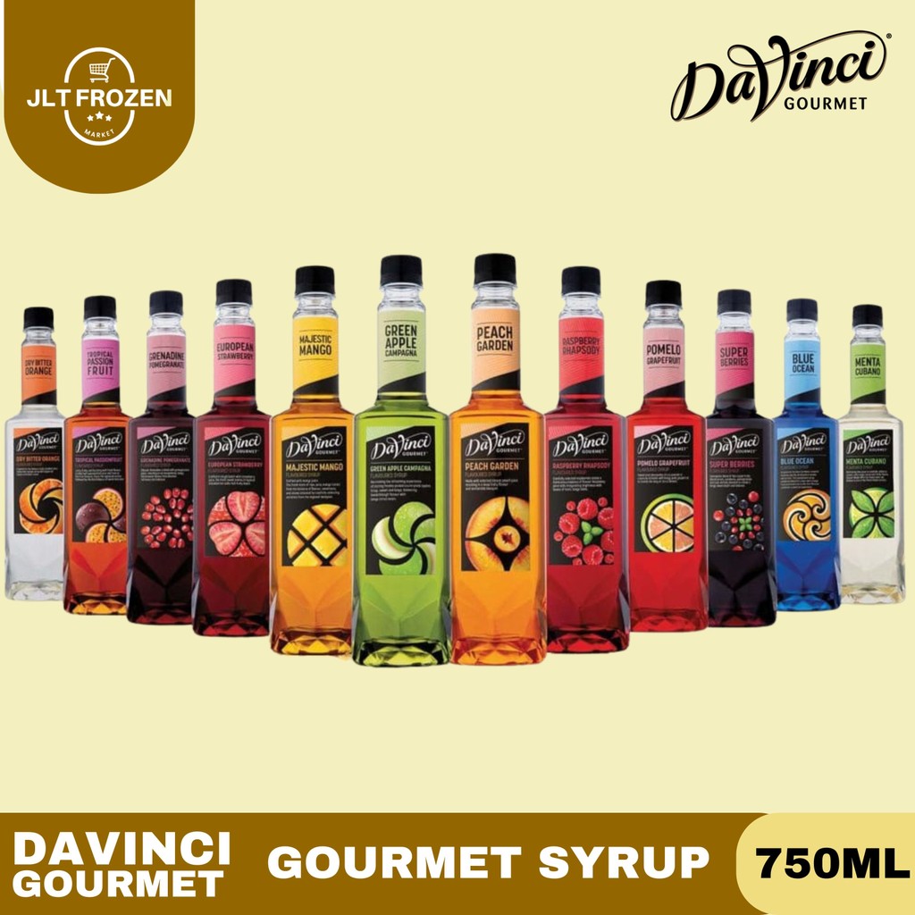 

Davinci Gourmet Syrup 750ml / Hazenut / Fragrant Lychee / Pecan Praline / Menta Cubano / European Strawberry / Roasted Almond / Sirup / Da Vinci / Davinci Syrup