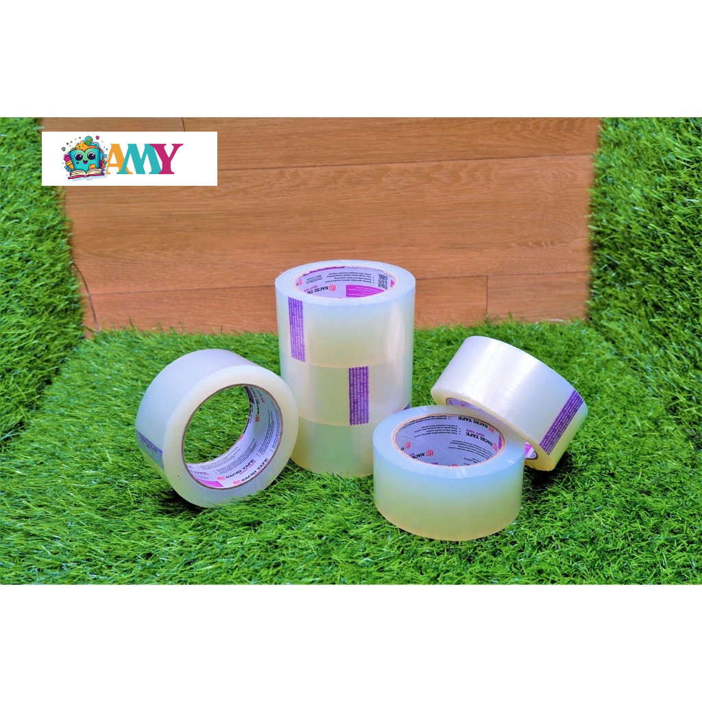 

NACHI LAKBAN PUTIH 2INCH 6ROLL/1SLOP / ISOLASI NACHI 2X100 YARD ISI 6PC AMY STASIONARY