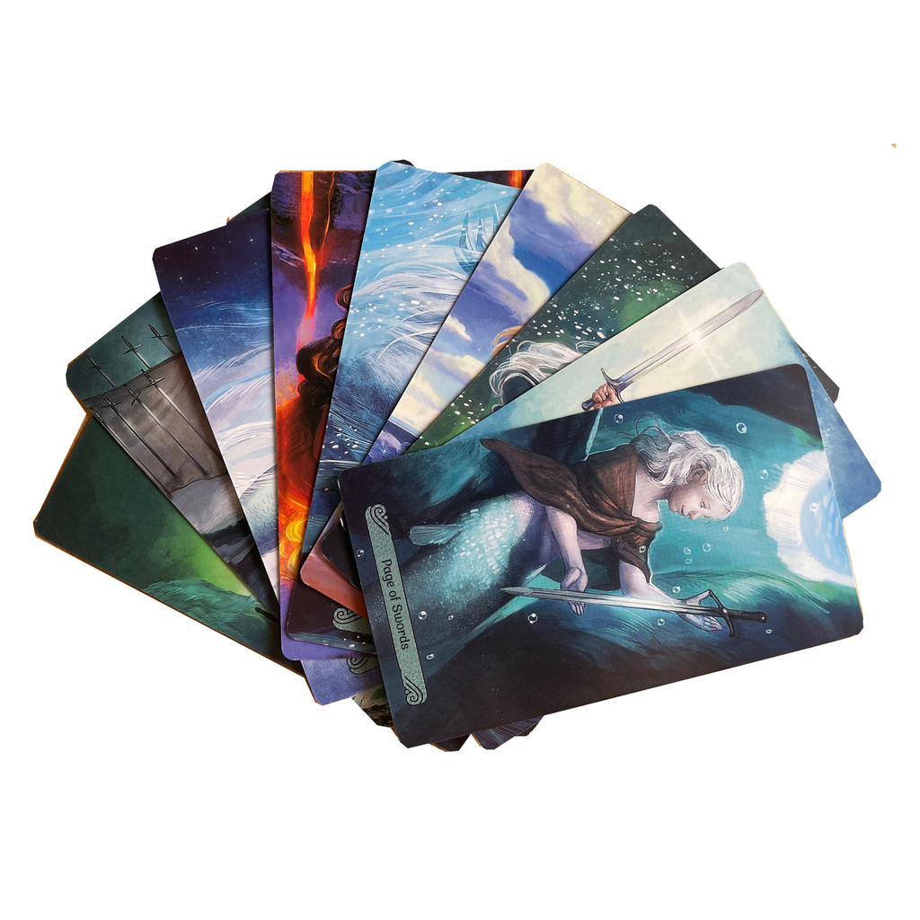 Mermaid tarot deck ,Vintage board and card games, the best-selling product, essential for entertainm