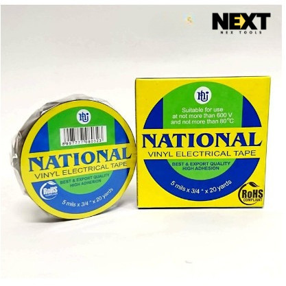 

ISOLASI LISTRIK NATIONAL – PVC INSULATION TAPE ORIGINAL KUAT & LENTUR | NEXTOOLS