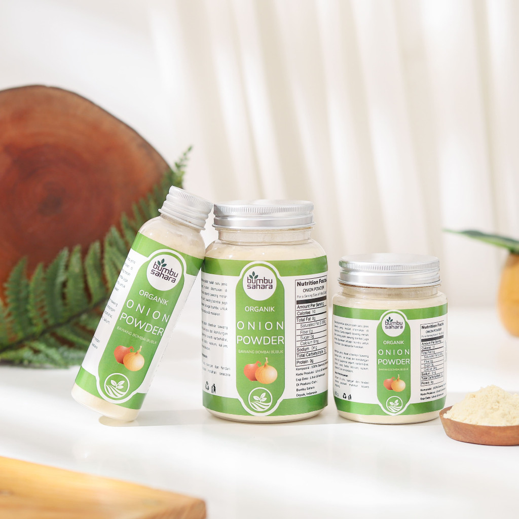 

Bumbu Sahara Bawang Bombay Bubuk Murni Organik Onion Powder Bumbu Dapur Rempah Asli Murni Original Organik