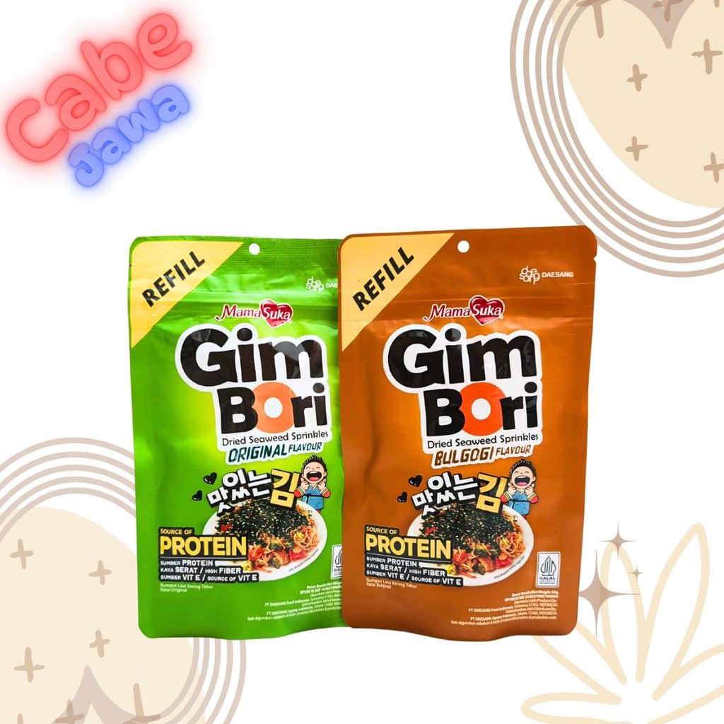 

Gim Bori Abon Rumput Laut Tabur 50gr Pouch