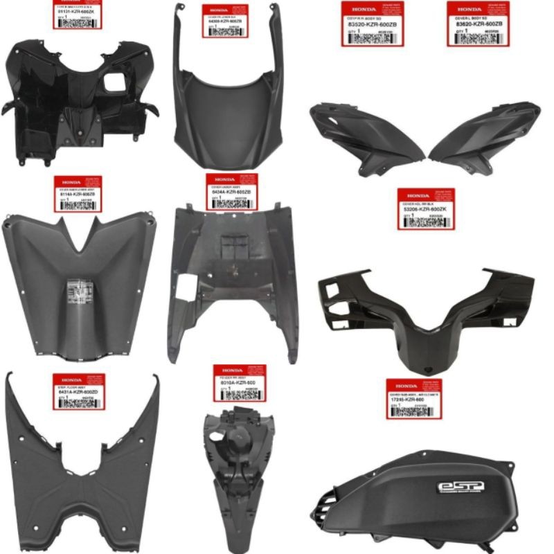 Paket Full Body Kasar Honda Vario Techno 125 Fi Old Lama Original