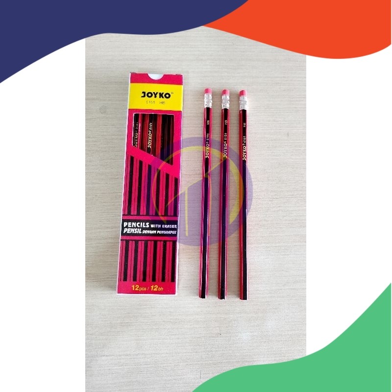 

(LUSIN) Pensil HB Joyko 6151 Isi 12pcs ( MIN. ORDER 6 LUSIN)