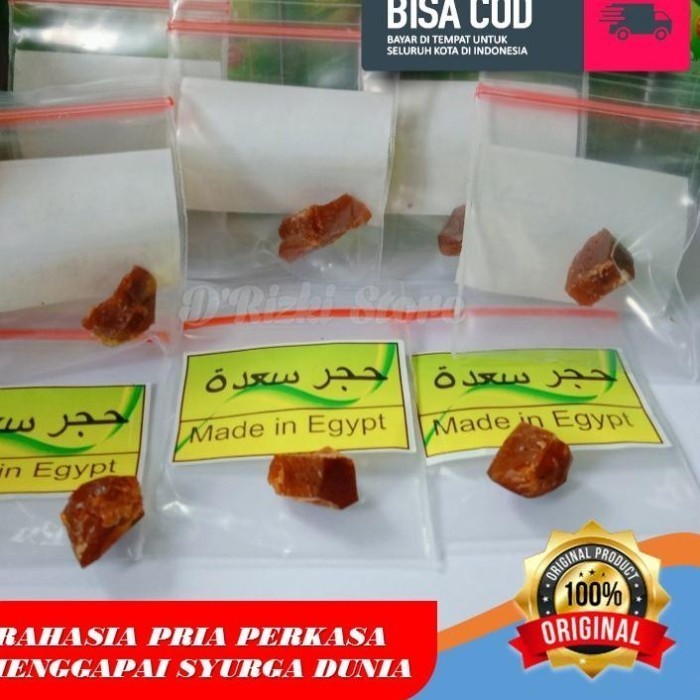 Hajar Jahanam Saadah Original Asli Mesir Batu P>S