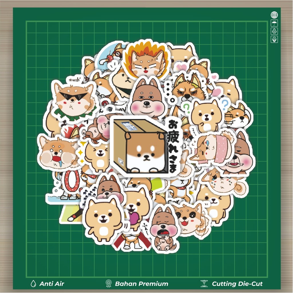 

HOT 50 PCS STIKER Stiker Shiba Inu & Corgi Series Stiker Fashion Cars Decal Dingin Kartu Album Custom Vinyl Anti Air- Sticker Aesthetic Buku Journal Koper Casing HP Tablet Laptop Helm Motor Botol Minum