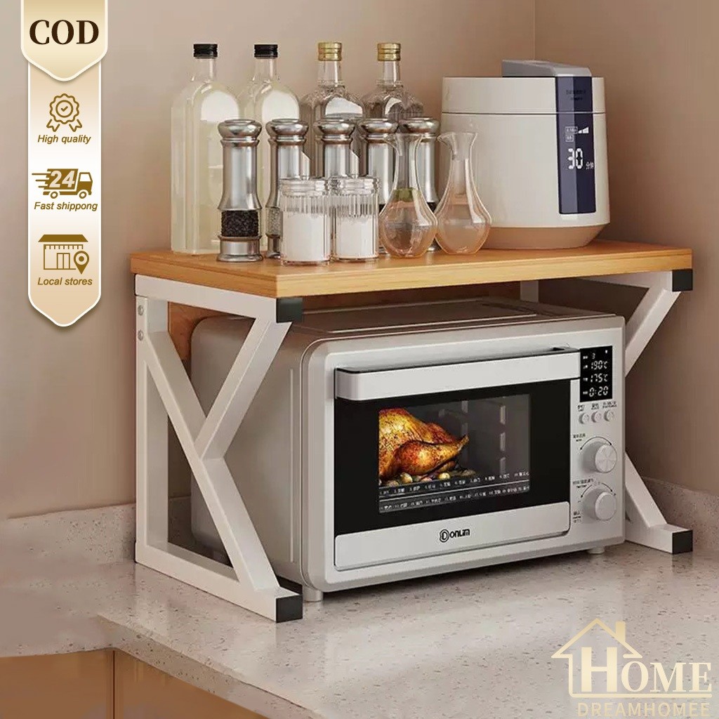 

COD Microwave Rak Oven Rak kitchen Rack Dapur Rak Storage Rack Rak Perlengkapan Serbaguna Rak Bumbu Dapur