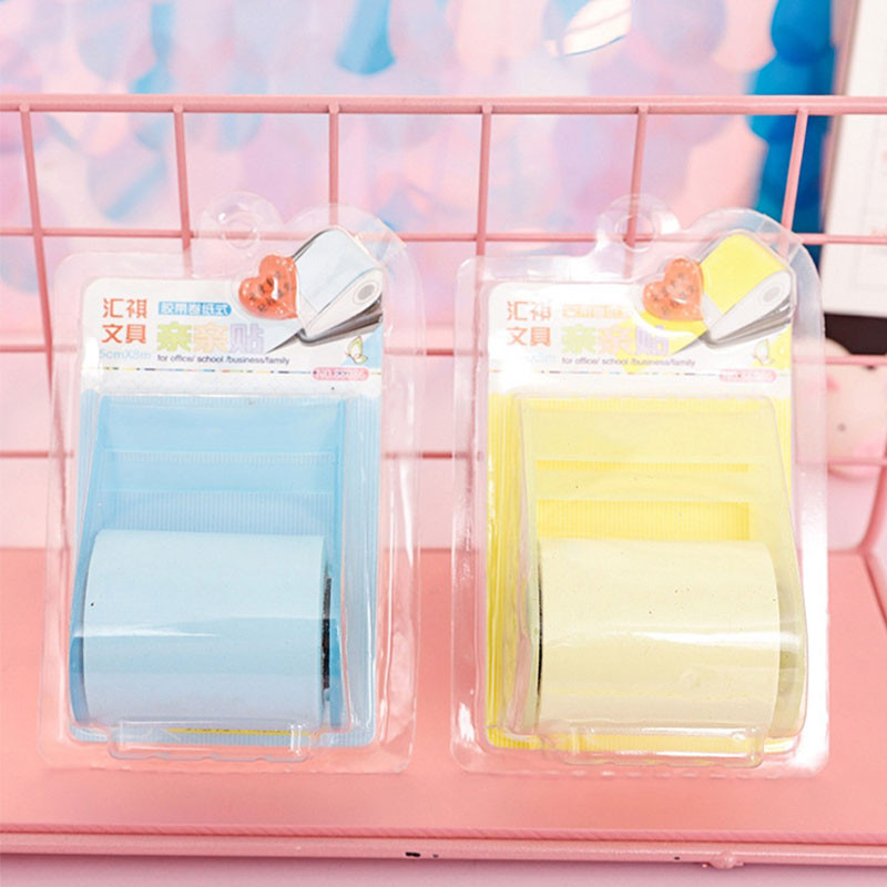 

Kawaii Roller Memo Pad Sticky Note Set Refillable Adhesive Paper 8m Length School Supplies Bookmark Notebook Stationery stickers