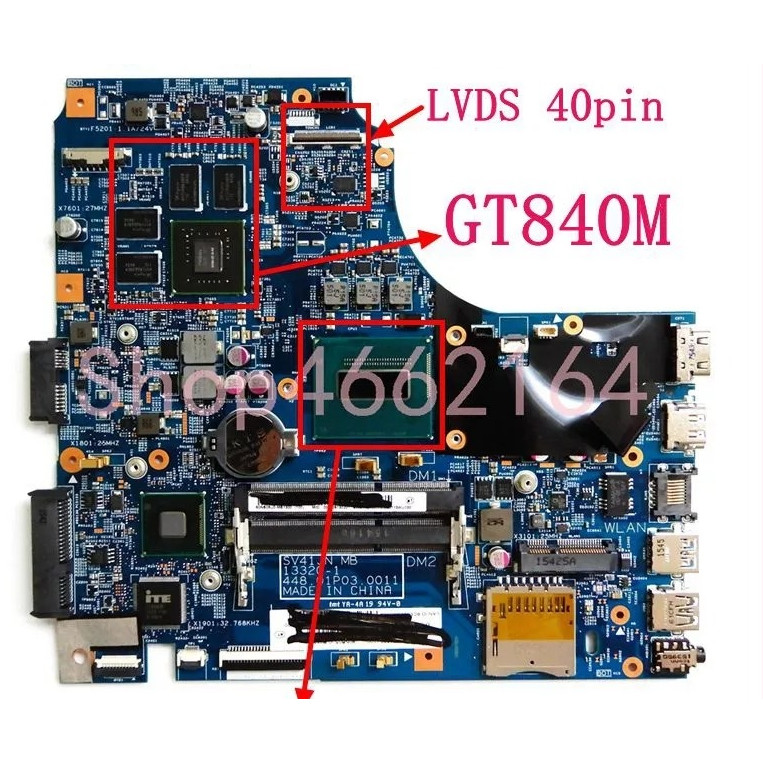 X412DK With R3 R5 R7 CPU 4GB-RAM UMA/V2G GPU Mainboard R412DA F412DA A412DA A412DK F412DK X412DA X41