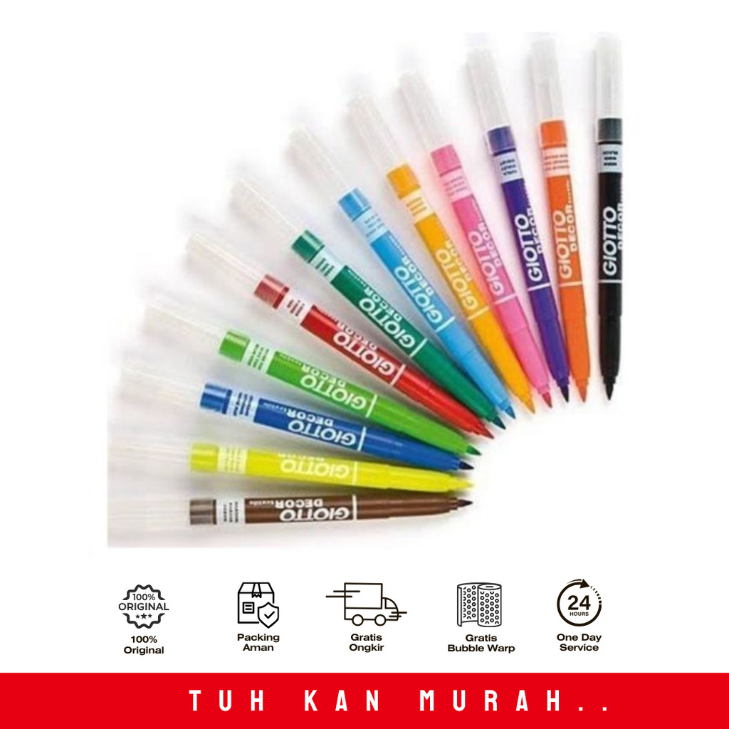 

SPIDOL LUKIS TEKSTIL GIOTTO YELLOW FLUO