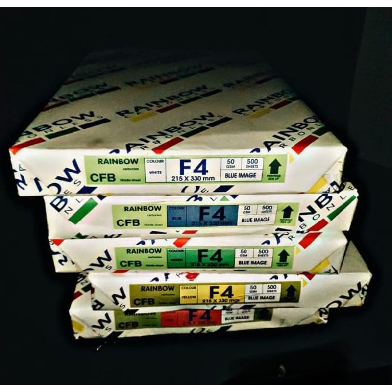 

kertas ncr/ncr rainbow/F4/top putih/middle pink,kuning,hijau,biru,pth/bottom pink,kuning,biru,hijau