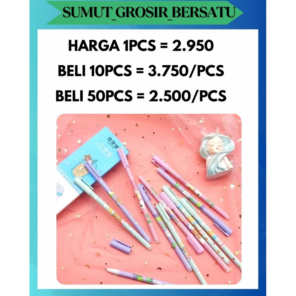 

SGB ERASABLE PEN / PENA BISA DIHAPUS / MAGIC PEN / PULPEN BOLPOIN SOUVENIR ANAK