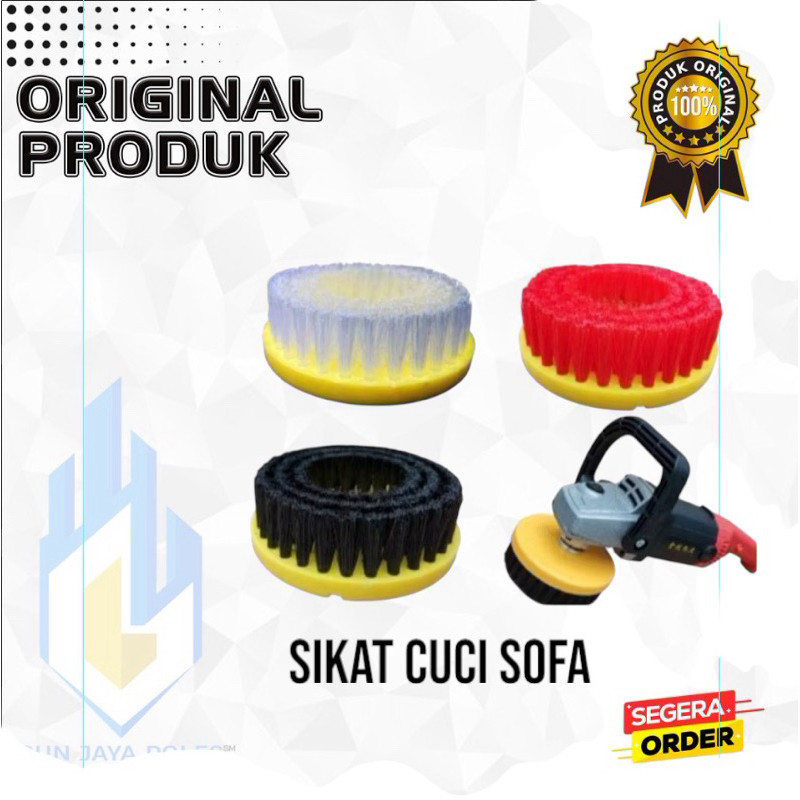 Sikat Cuci sofa cuci springbed cuci karpet 5 inch M14 sikat handpolisher sikat mesin polisher