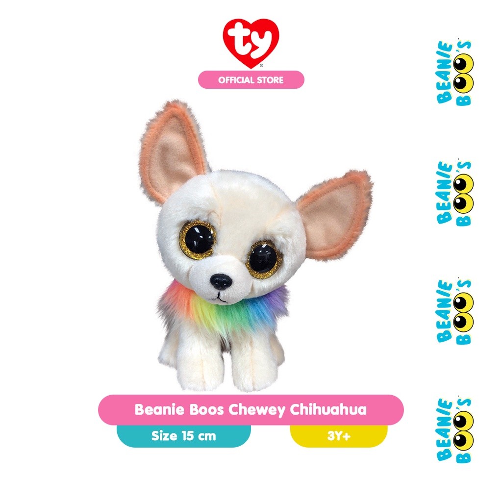 GUNAD TY Beanie Boos Chewey Chihuahua (Regular) - Boneka Anjing