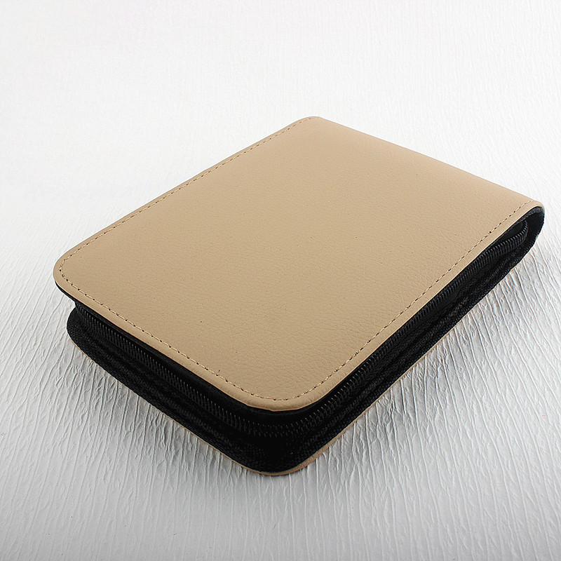 

12 Slots Fountain Pen Retro Pen Pouch PU Leather Pencil Case for School Students Men Pencil Bag