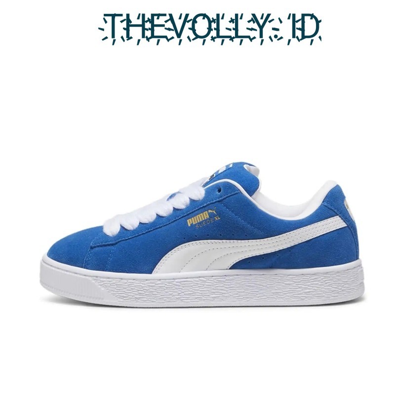 Sepatu Puma Classic Suede XL Blue White BNIB Original / Sneakers Pria