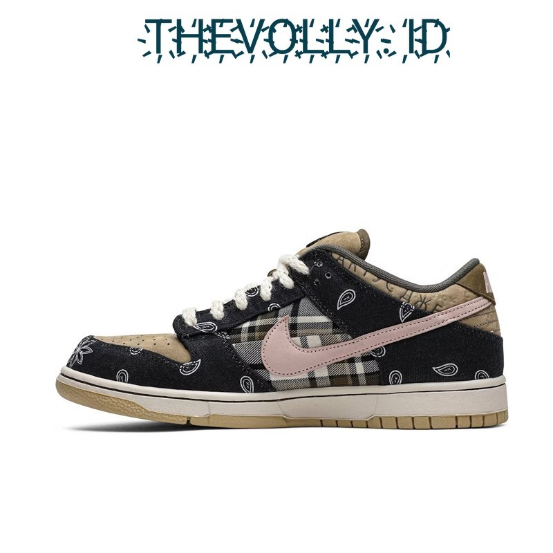 Sepatu Nike SB Dunk Low X Traviss Scott Jack Cactus BNIB Original / Sneakers Pria