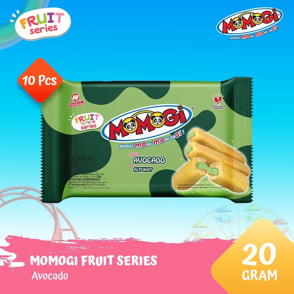 

MOMOGI FRUIT SERIES 20GR - AVOCADO [ 1 Pack @ 10 Pcs]