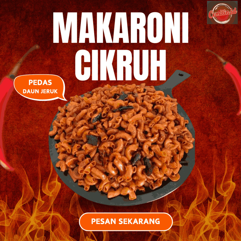 

Makaroni Bumbu Cikruh 1 Kg Termurah Pedas Daun Jeruk
