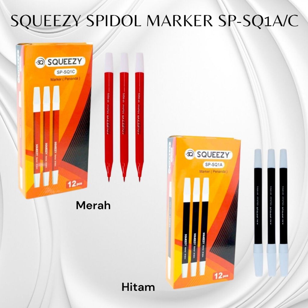 

[SDW] pekanbaru/Spidol marker squeezzy sq1A/C / spidol kecil murah