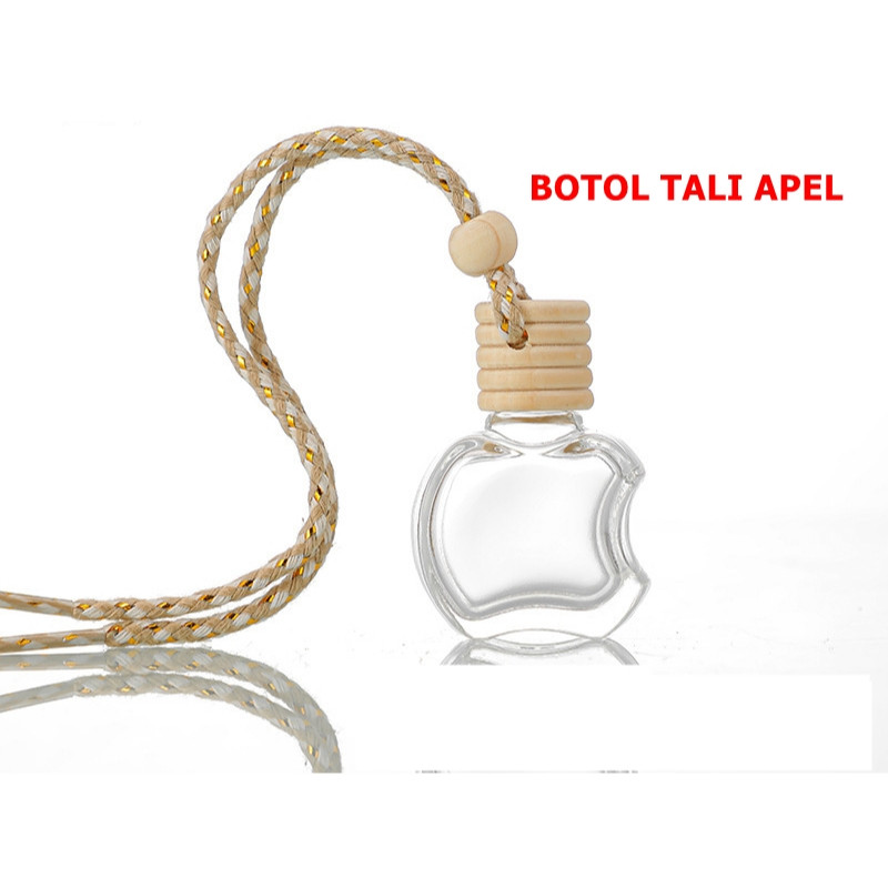 HKM Botol Parfum Tali 8 ml / Botol Gantung / Botol Parfum Gantung / Botol Parfum Mobil / Botol Parfu