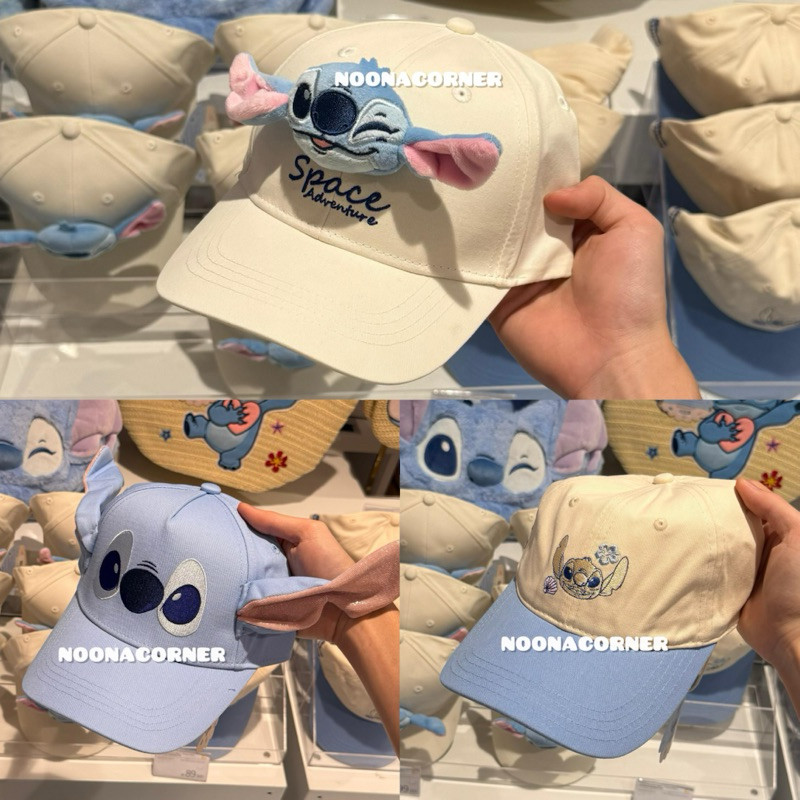 Ohsome x Disney ‼️ Topi Baseball / Baseball Cap Stitch Plush Bordir Collections