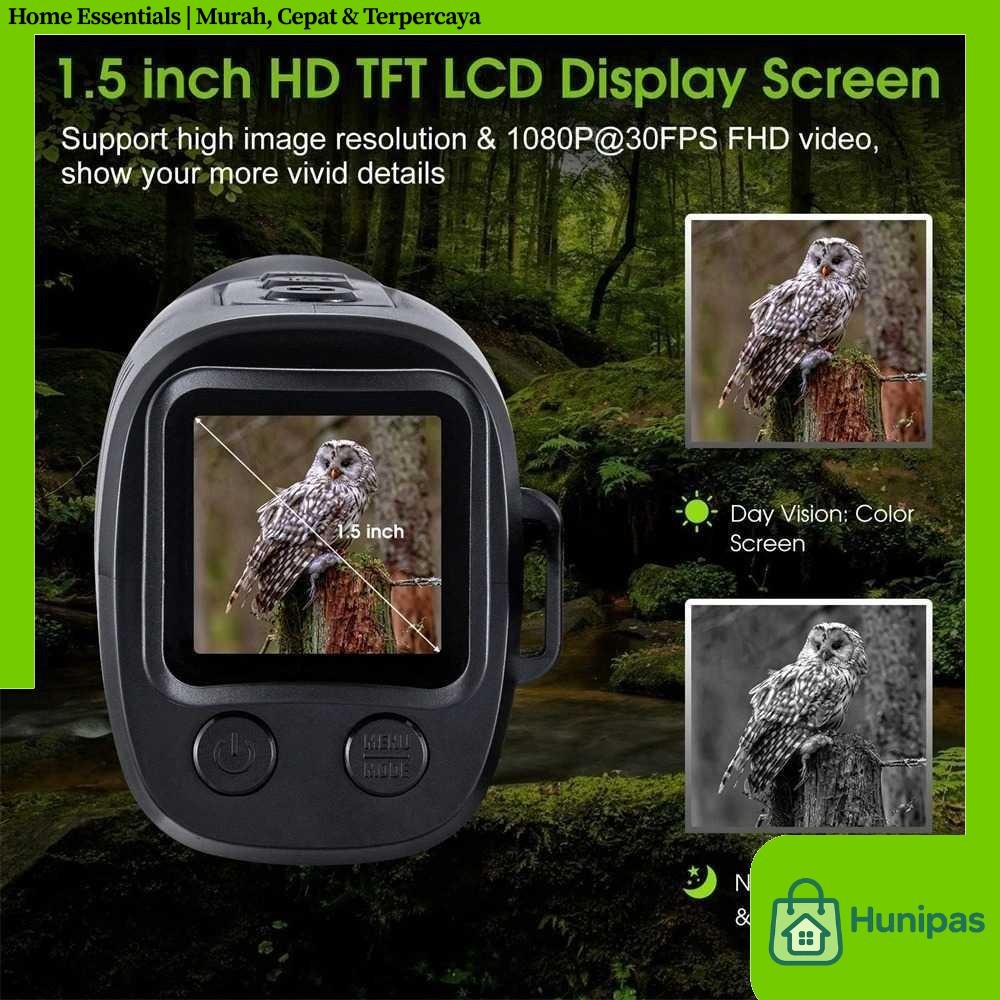 APEXEL Teropong Monokular Digital 1.5 Inch Night Vision - APL-NV007