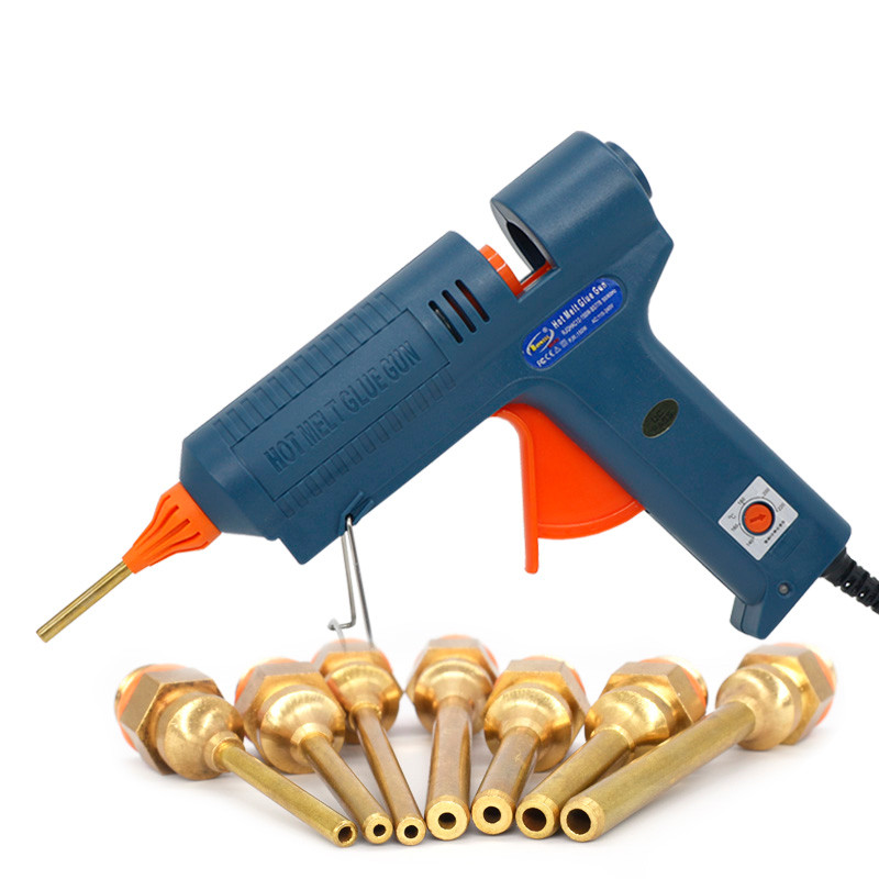 Hot Melt Glue Gun 150W Long Nozzle  Adjustable Temperature for 11mm Glue Stick Professional Indusria