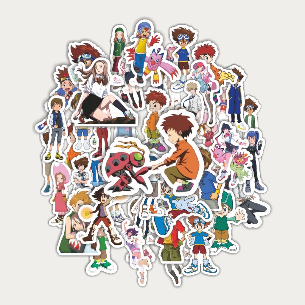 

Sticker Pack Stiker Anime Series Digimon Character Mix 1 | Sticker TUMBLR | Stiker LAPTOP KOPER HELM