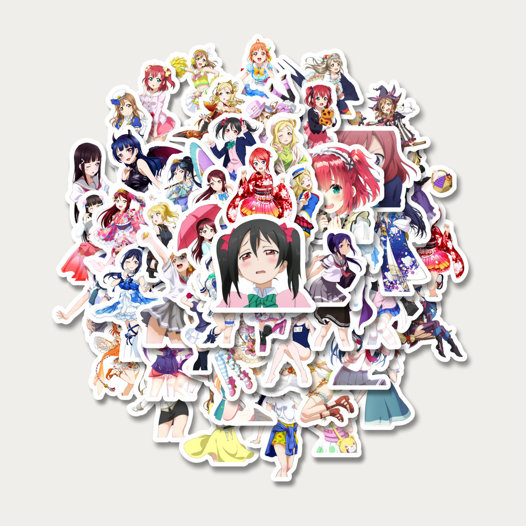 

Sticker Pack Stiker Anime Series Love Live Character Mix 4 | Sticker TUMBLR | Stiker LAPTOP KOPER HELM