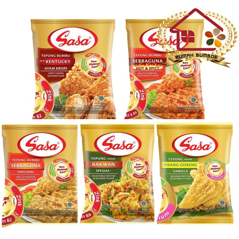 

[COD] (75 gr) SASA TEPUNG BUMBU Instant Aneka Rasa