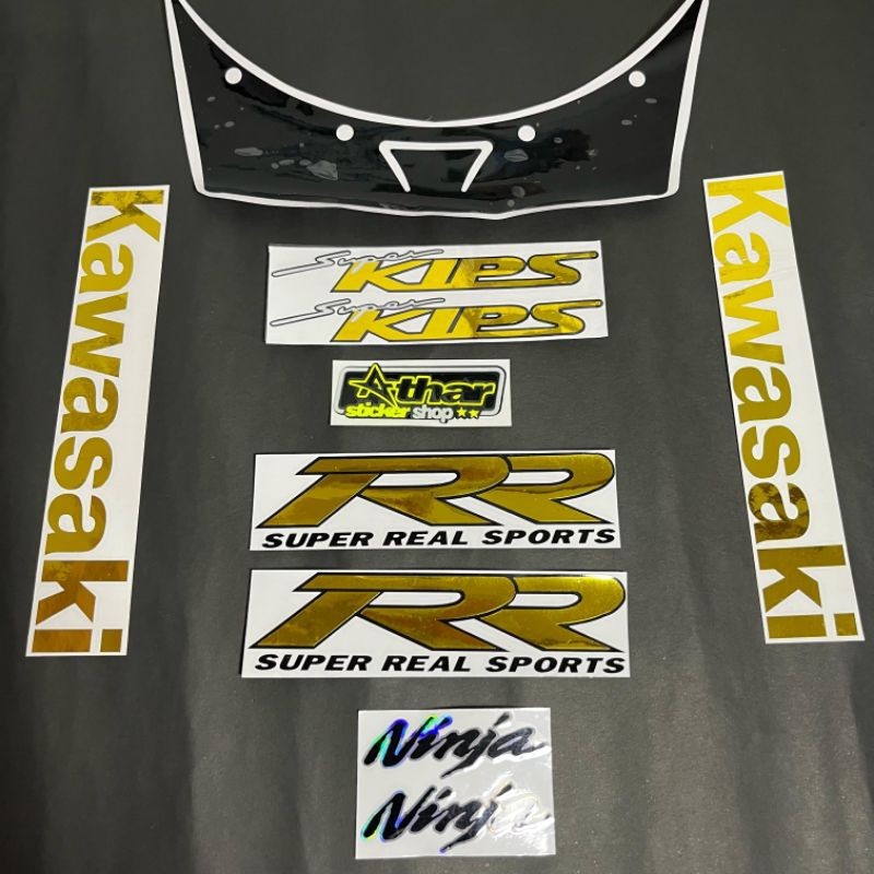 STRIPING NINJA RR OLD 150 CBU STIKER STRIPING KAWASAKI FAIRING ZX VARIASI NINJA ZX RR NINJA CBU