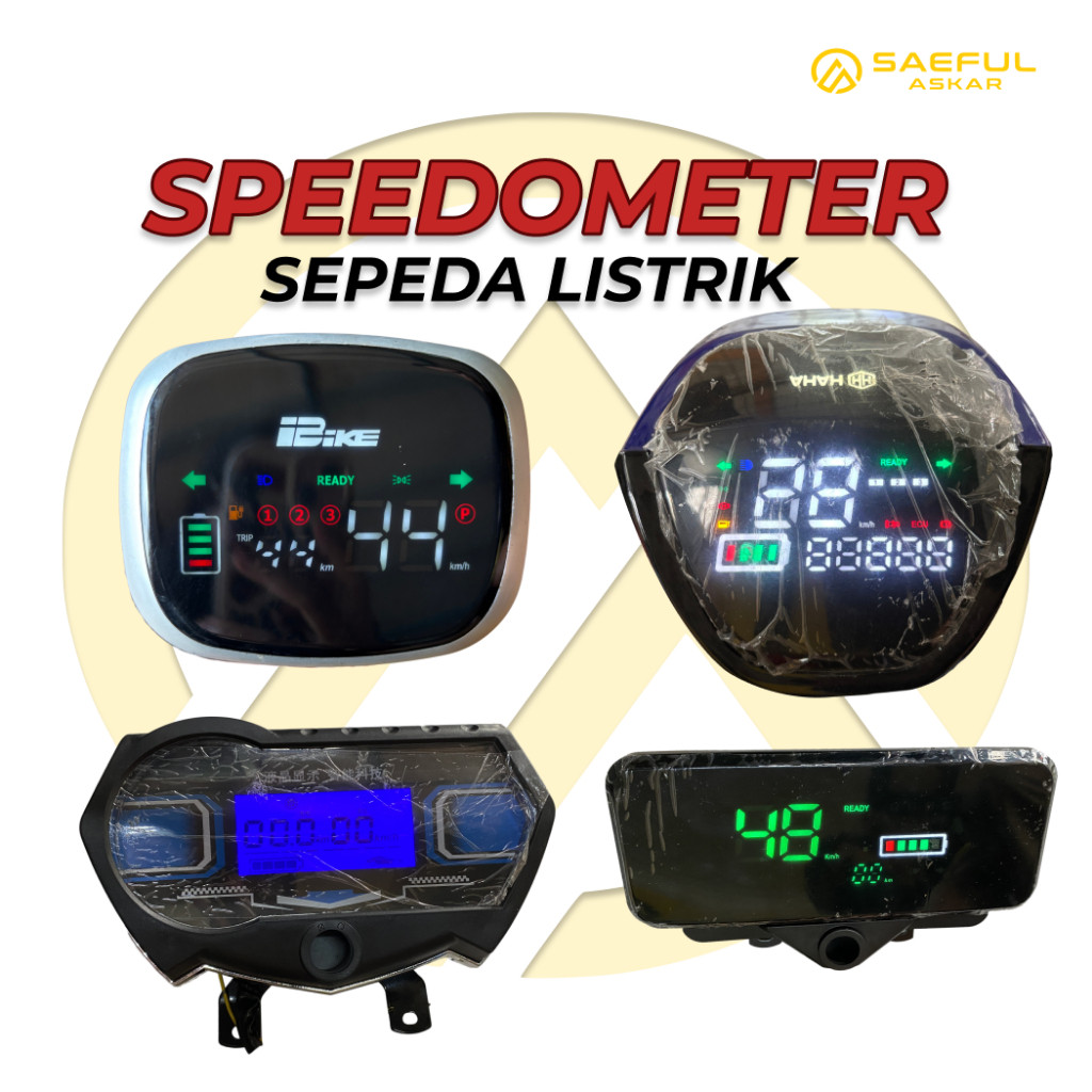 Speedometer Layar LCD Sepeda Listrik Skuter Listrik Motor Listrik