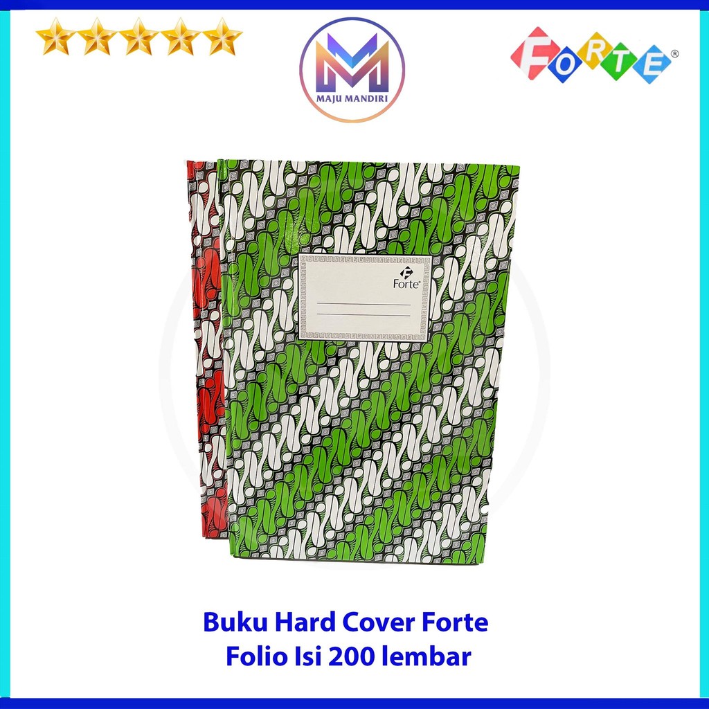 

Buku Hard Cover Forte Folio Isi 200 lembar / Buku Akutansi Besar