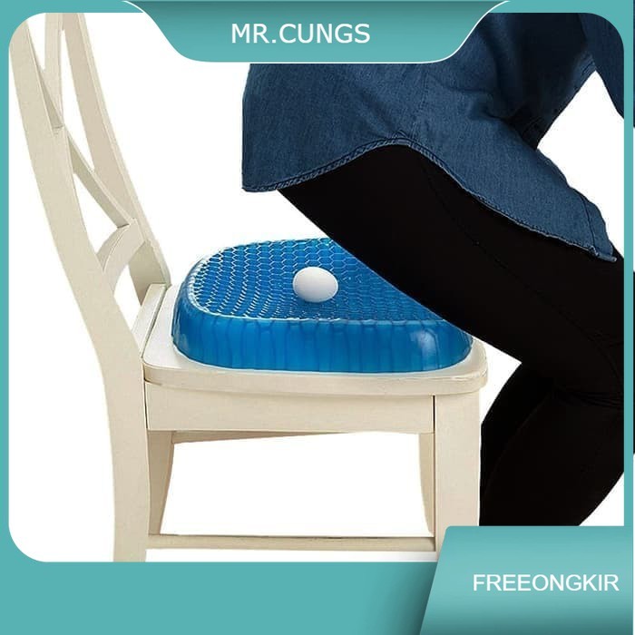 Bantal Alas Duduk Silikon Gel Empuk Kualitas Premium