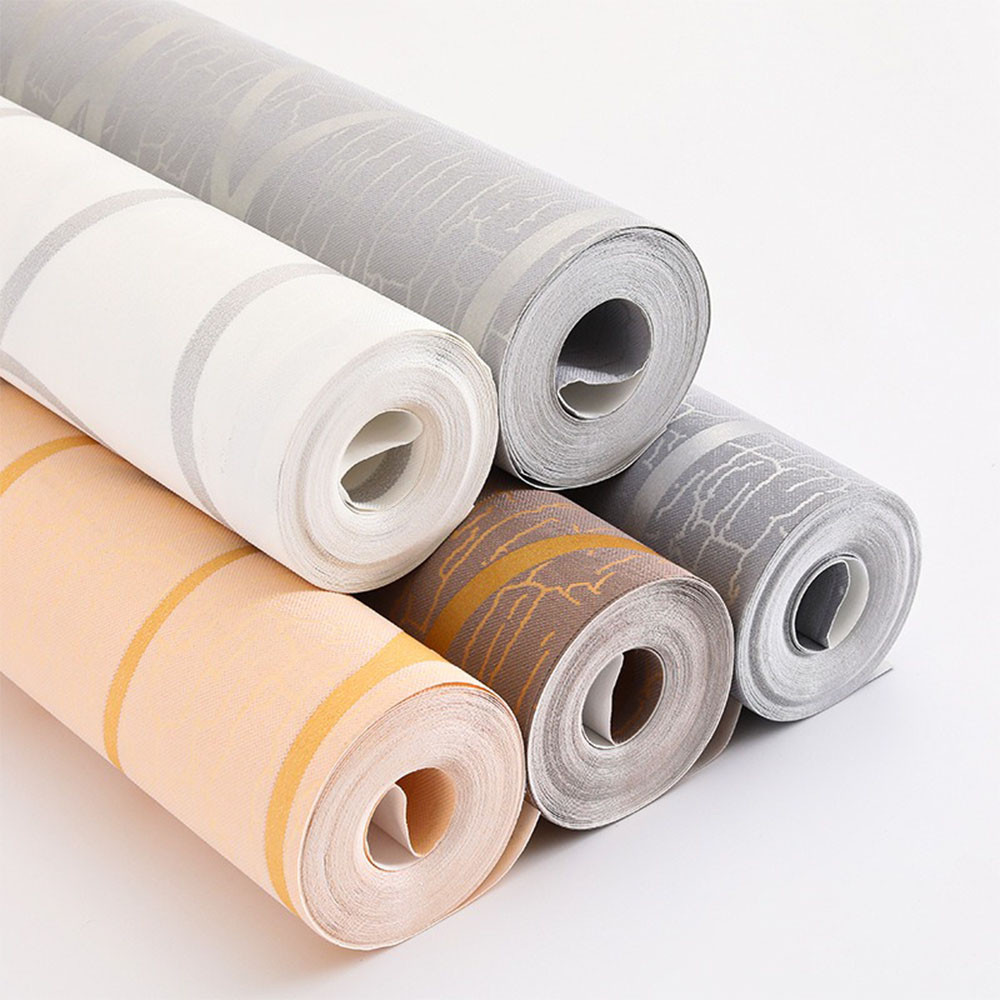 

3D 53CM Non Woven Contemporary Simplicity and Abstraction Living Room Bedroom Dining Room Striped Curve Home Decoration Painting